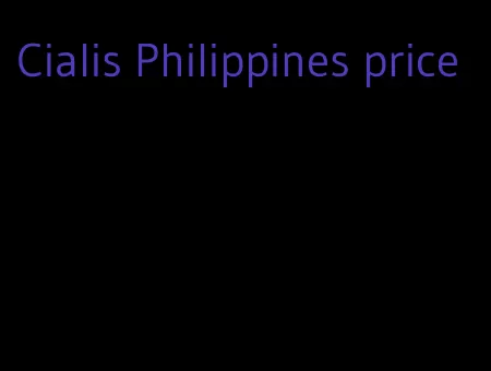 Cialis Philippines price