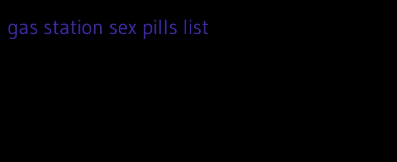 gas station sex pills list