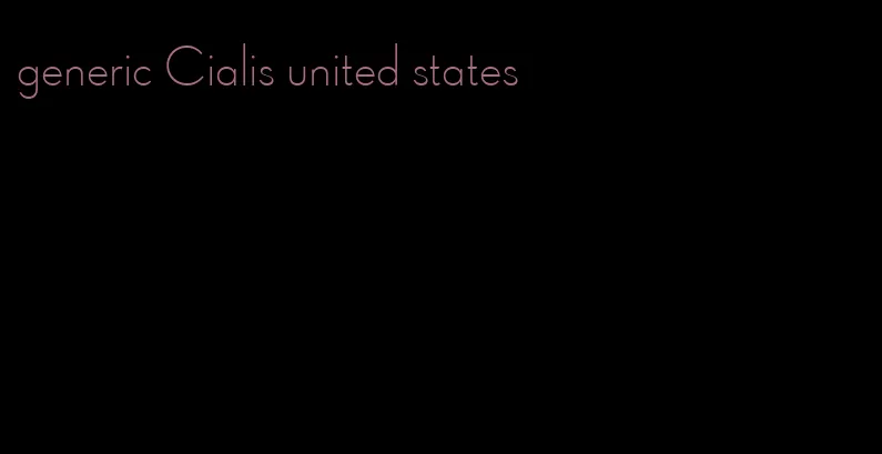 generic Cialis united states