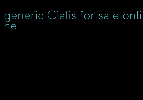 generic Cialis for sale online