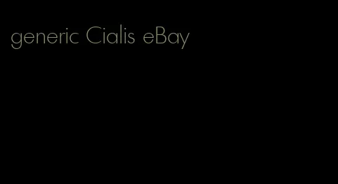 generic Cialis eBay