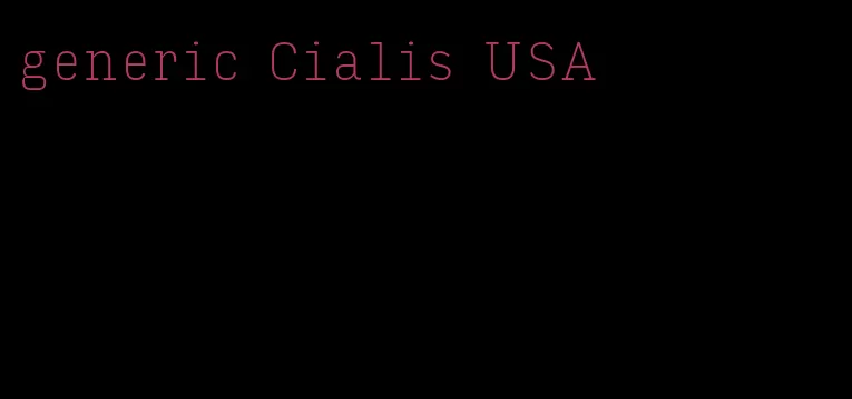 generic Cialis USA