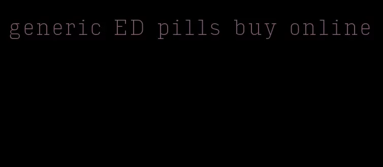 generic ED pills buy online