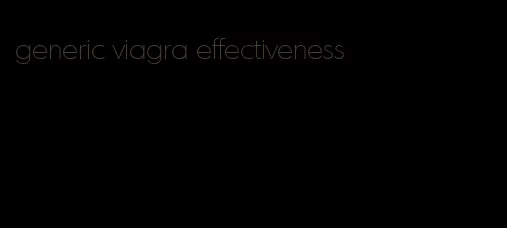 generic viagra effectiveness