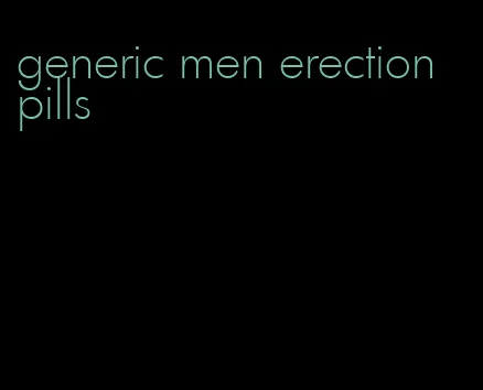 generic men erection pills