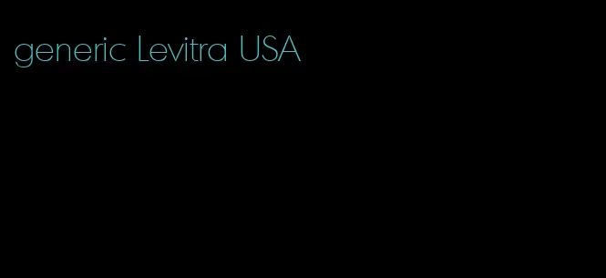 generic Levitra USA