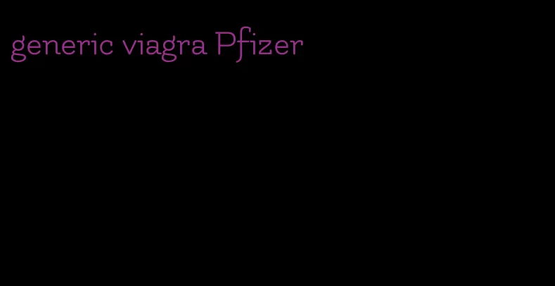 generic viagra Pfizer