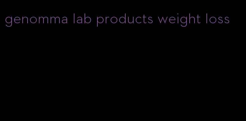 genomma lab products weight loss