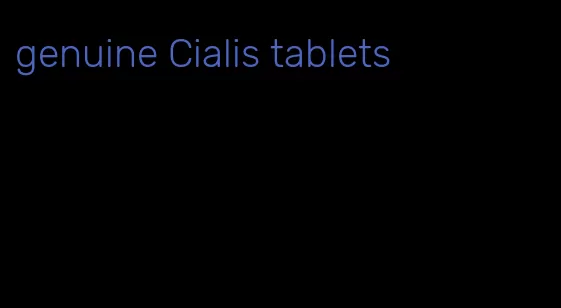 genuine Cialis tablets