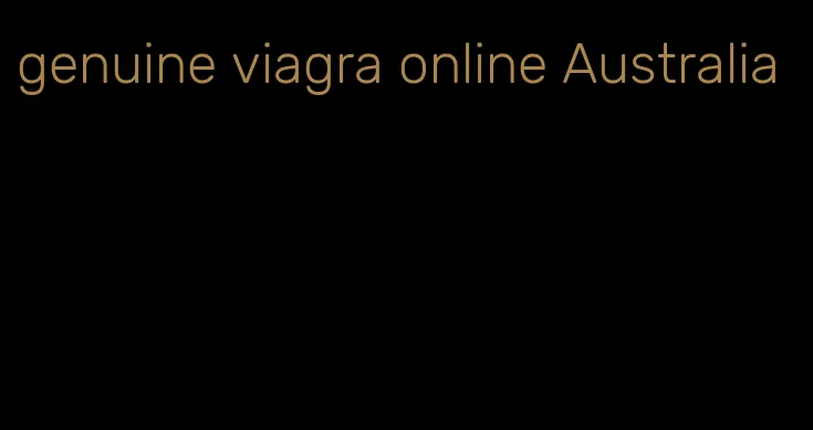 genuine viagra online Australia