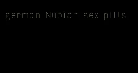 german Nubian sex pills