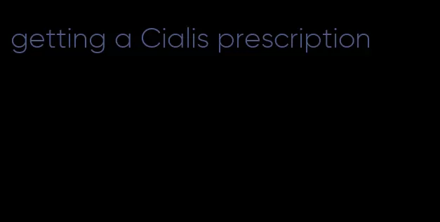 getting a Cialis prescription