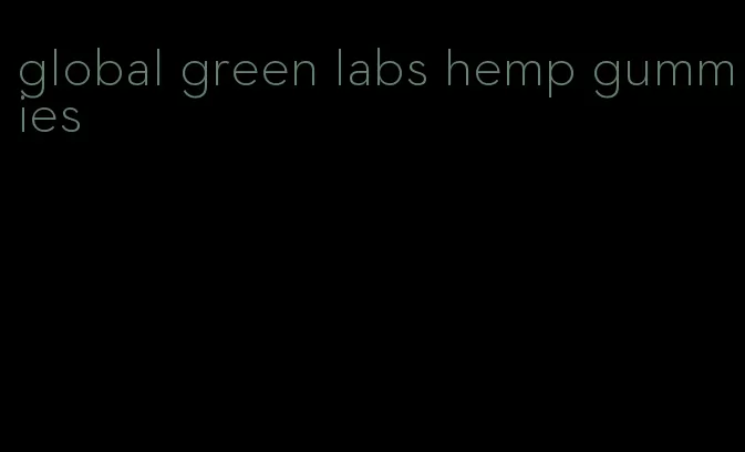 global green labs hemp gummies