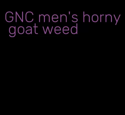 GNC men's horny goat weed