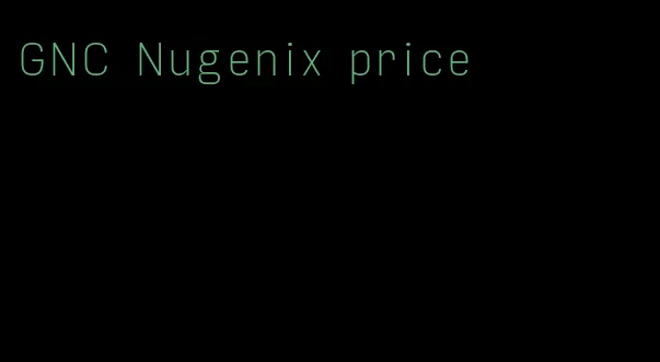 GNC Nugenix price