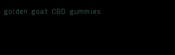 golden goat CBD gummies