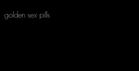 golden sex pills