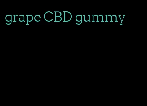 grape CBD gummy