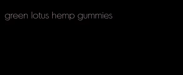 green lotus hemp gummies