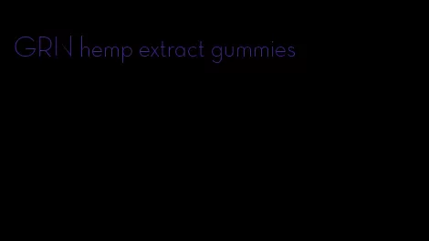 GRN hemp extract gummies