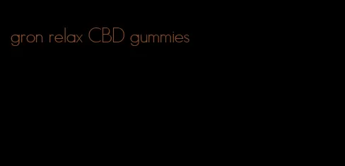 gron relax CBD gummies