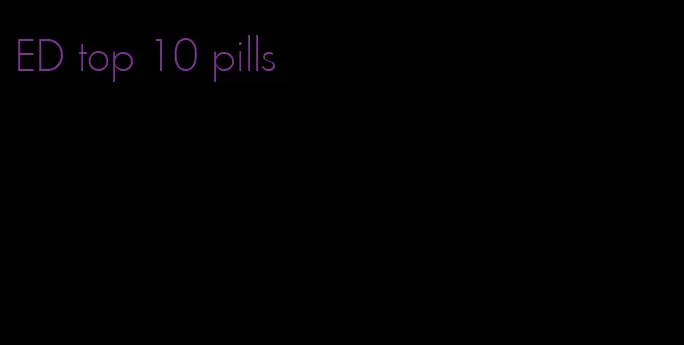 ED top 10 pills