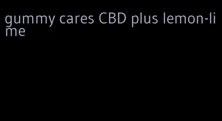 gummy cares CBD plus lemon-lime