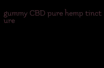 gummy CBD pure hemp tincture