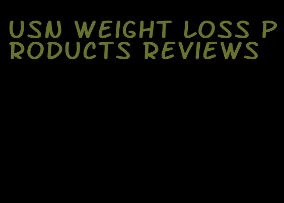 usn weight loss products reviews