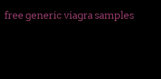 free generic viagra samples