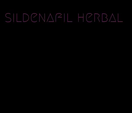 sildenafil herbal