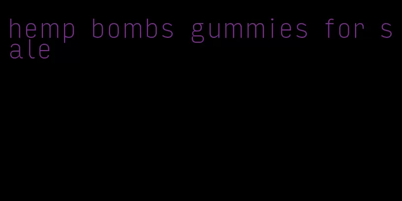 hemp bombs gummies for sale