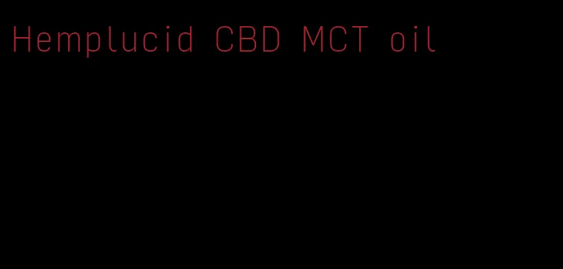 Hemplucid CBD MCT oil