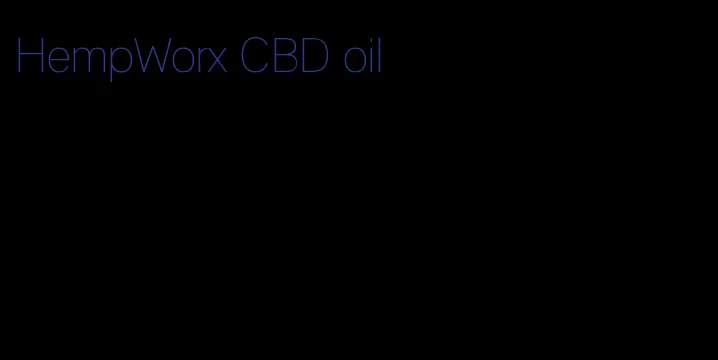 HempWorx CBD oil