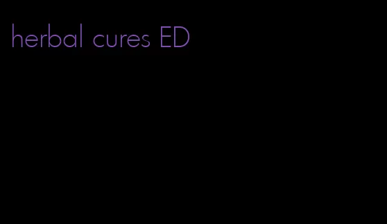 herbal cures ED