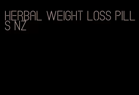 herbal weight loss pills NZ