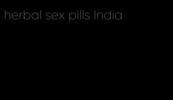 herbal sex pills India