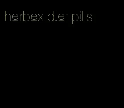 herbex diet pills