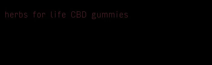 herbs for life CBD gummies