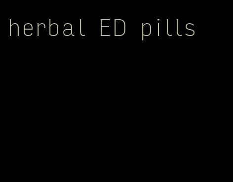 herbal ED pills