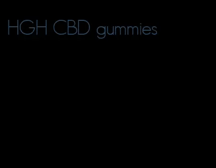 HGH CBD gummies