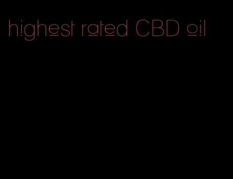 highest rated CBD oil