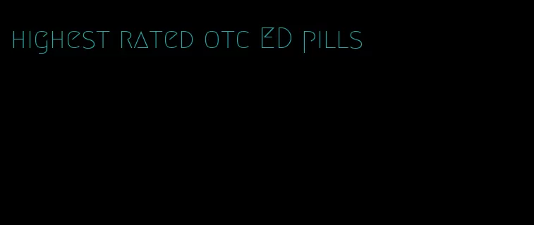 highest rated otc ED pills