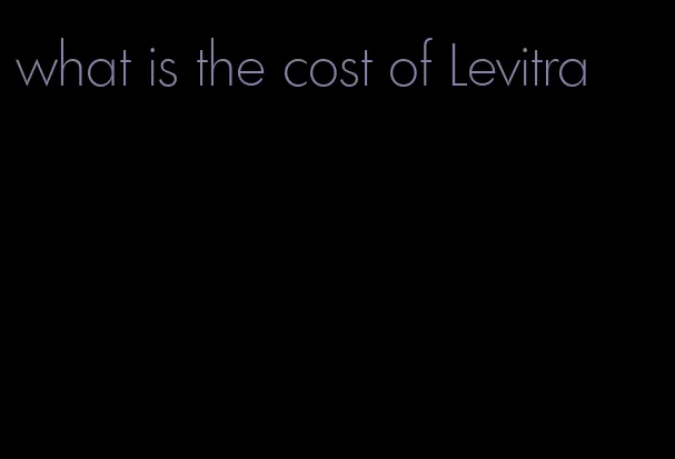 what is the cost of Levitra