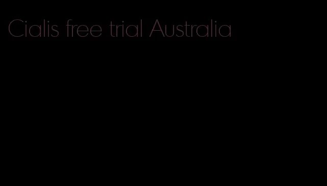 Cialis free trial Australia