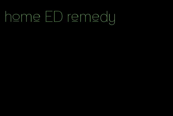 home ED remedy