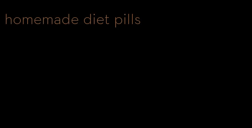 homemade diet pills