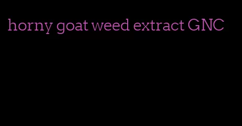 horny goat weed extract GNC