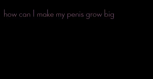 how can I make my penis grow big