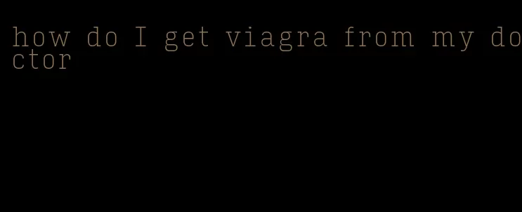 how do I get viagra from my doctor